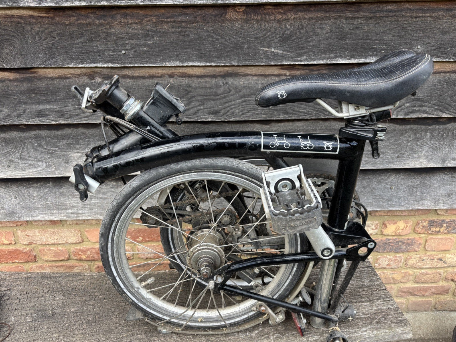 brompton 6 speed folding bike