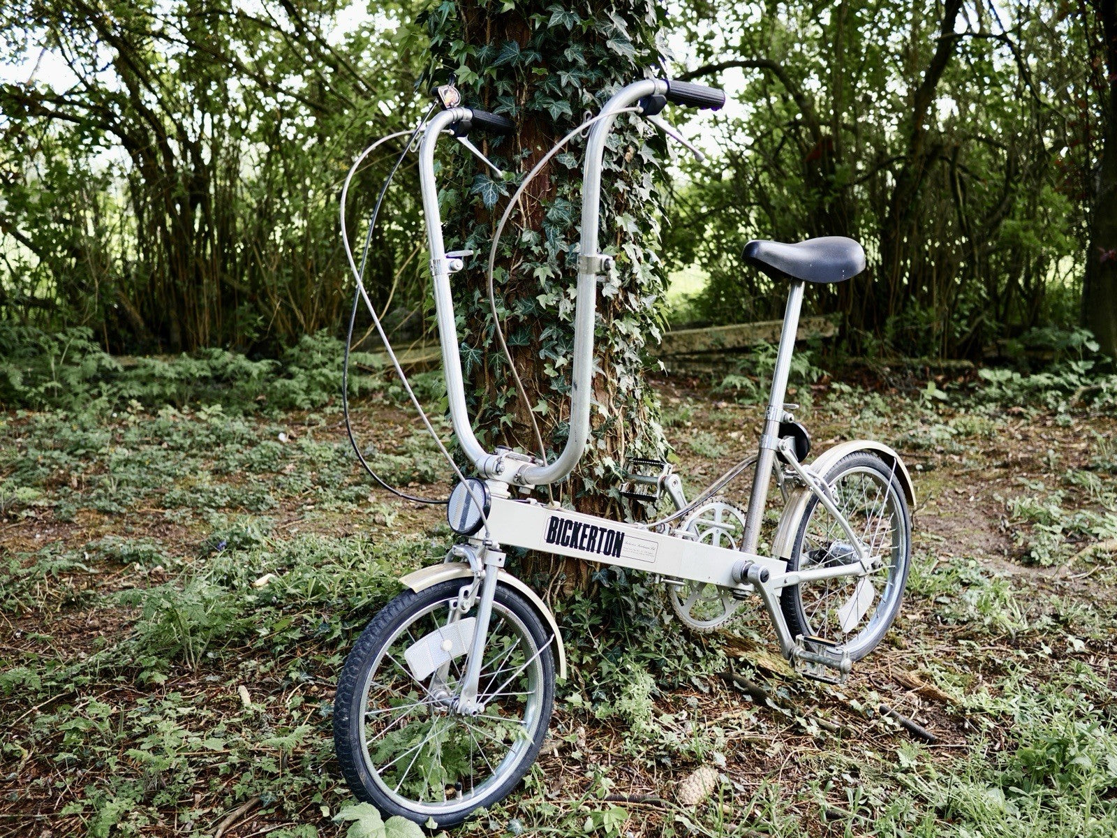 Vintage Bickerton Portable Folding Bike – Aluminium – Original Bag – Working