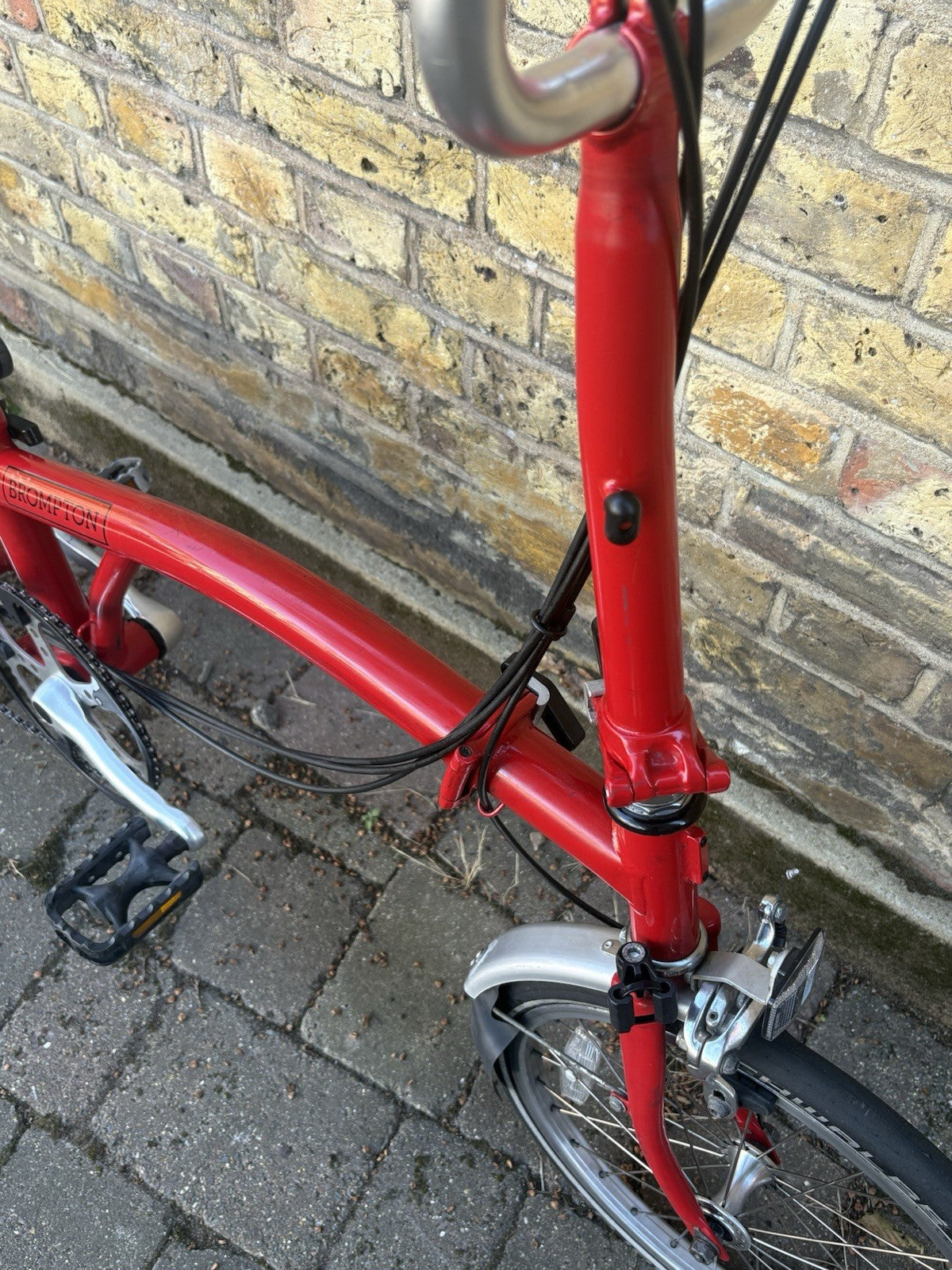 Brompton Folding Bike 2003, 6 Speed Red Good Condition With New Parts