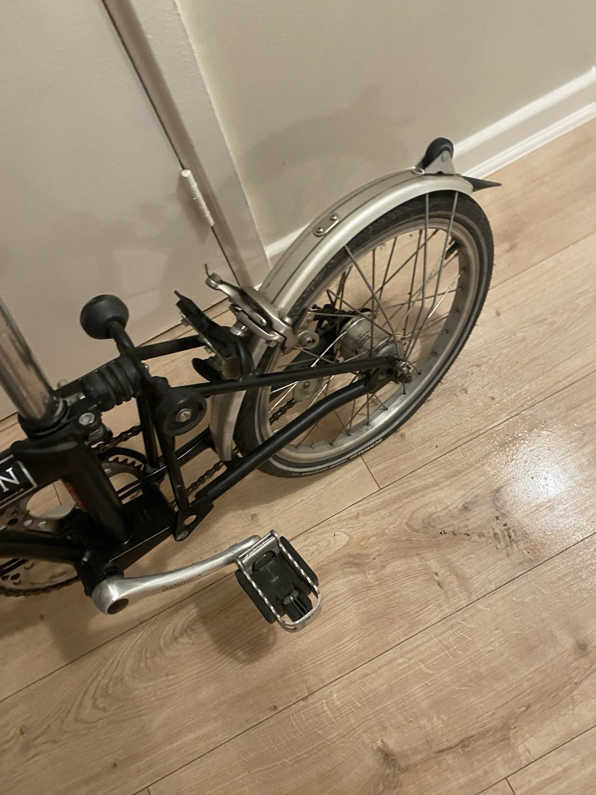 Brompton Folding Bike 3-Speed, Black