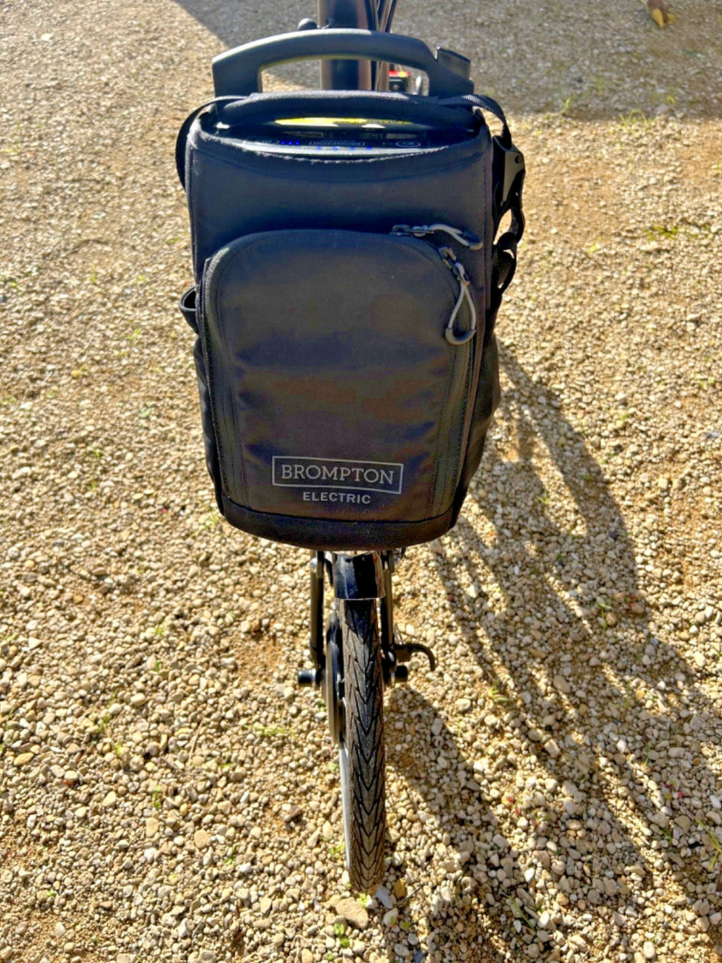 Brompton Electric C-Line folding bike H4L 4-speed black
