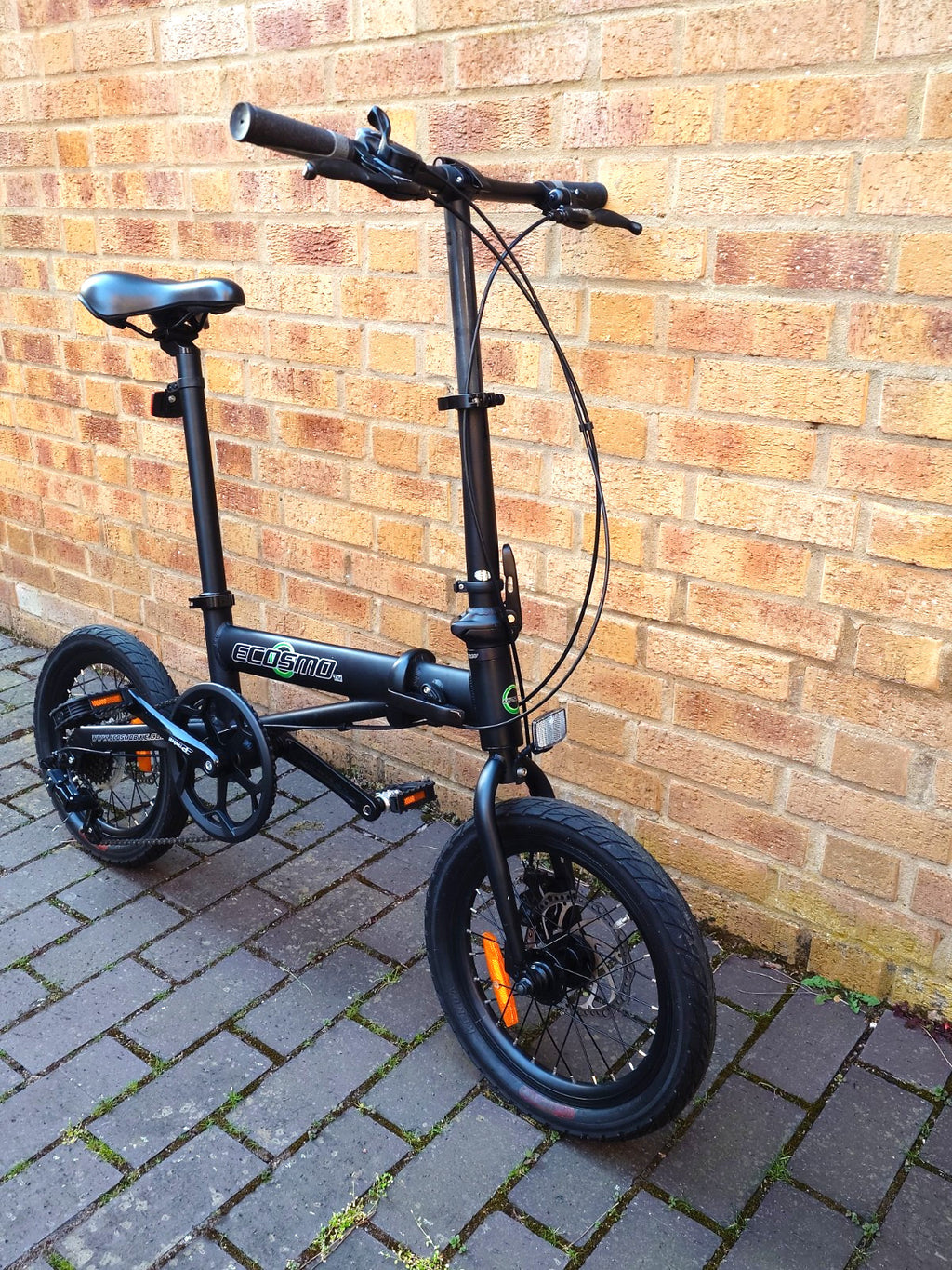Ecosmo 16" Wheel Lightweight Alloy Folding Bicycle Bike 6 SP,Dual Disc-16AF02BLR