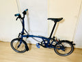 Brompton C Line Explore, 6-Speed, Nerazzurro, Black Ed, Mid Handlebar 24/2025