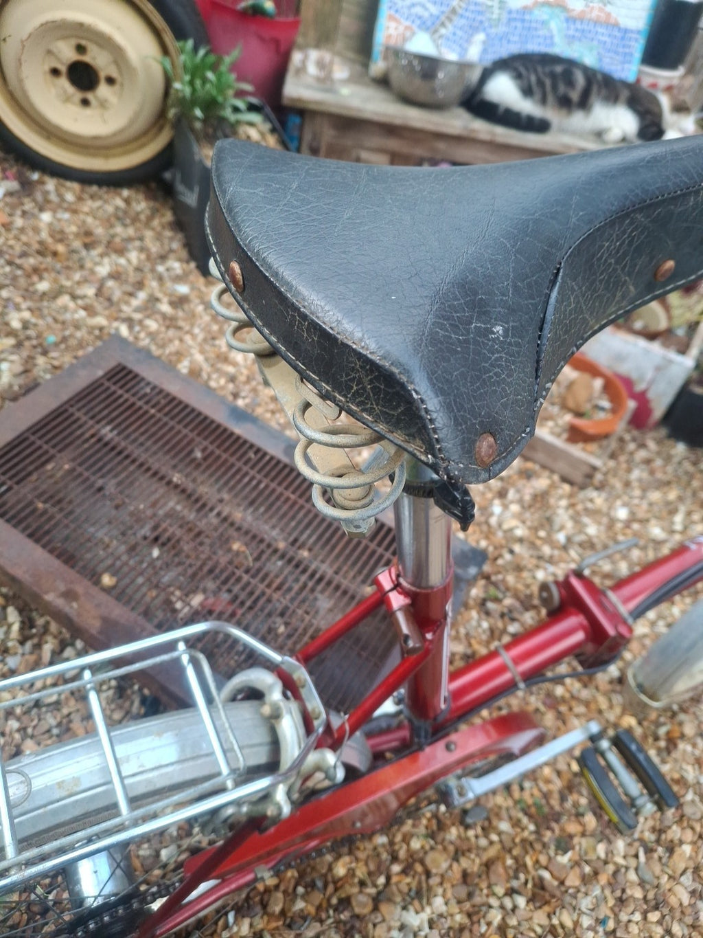 Elswick Vintage Folding Bicycle English Model All Original Project