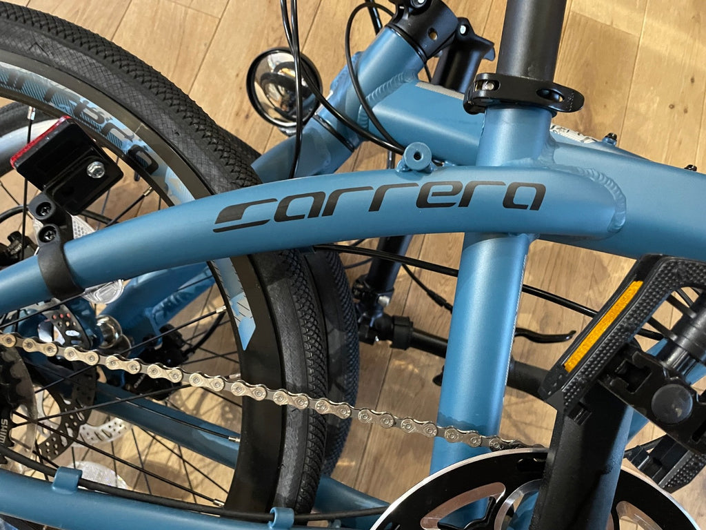 carrera folding bike