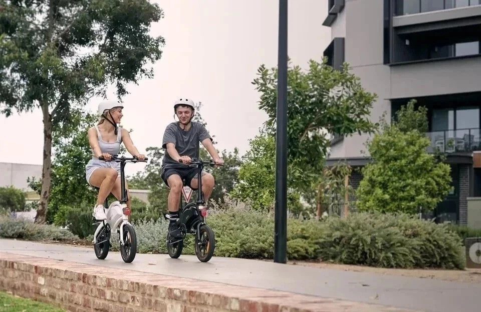 DYU D3F 14" Folding E -  Bike 250-W 36-V 10/Ah E- Bike E- City Bike 25km/h 50km