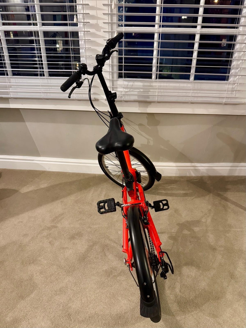 Oxylane Tilt 500 Folding Bike 6 Gears With Cover ,pump & Lock