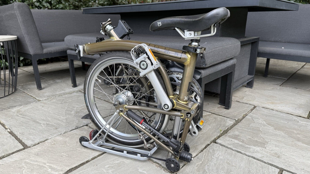 Brompton Gold Lacquer Limited Edition Bike - 6-Speed 2014 Fully upgraded