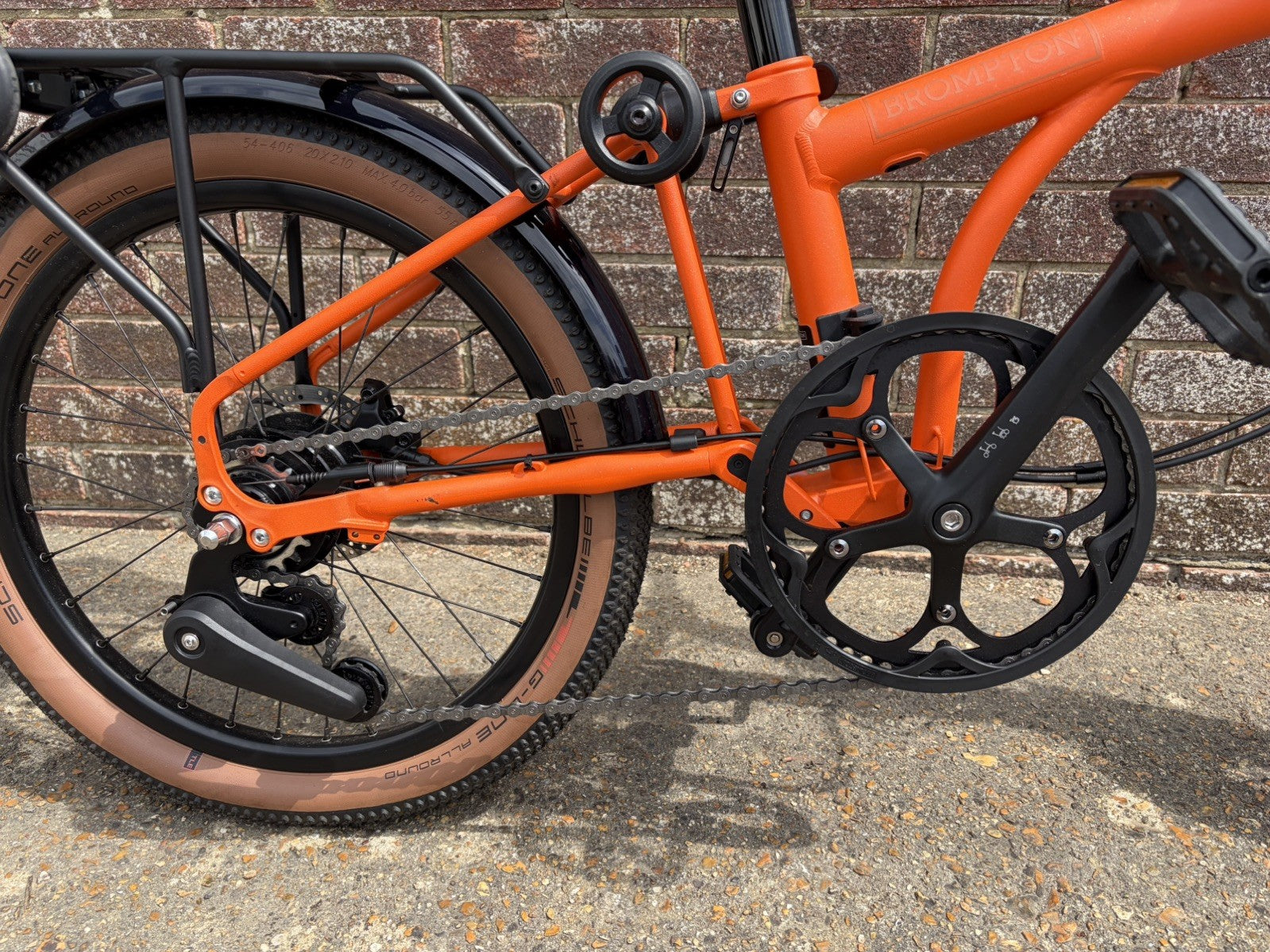 Brompton G Line Orange - Small Frame - 22 Miles Use Only