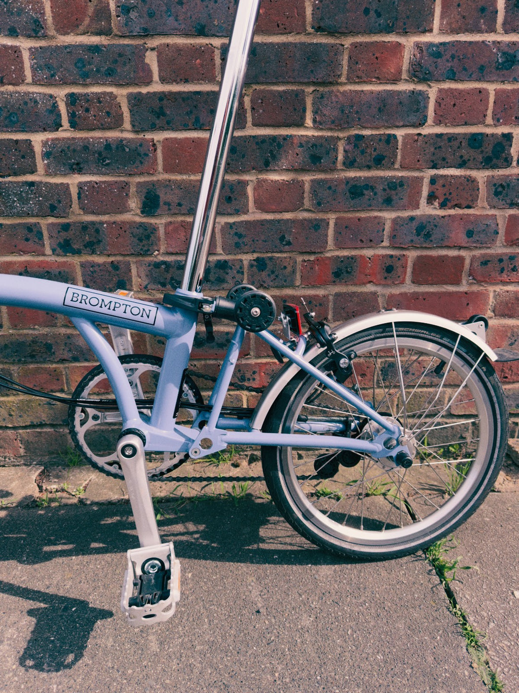 Brompton C Line Explore, 6-Speed, Cloud Blue, Mid Handlebar 22/23
