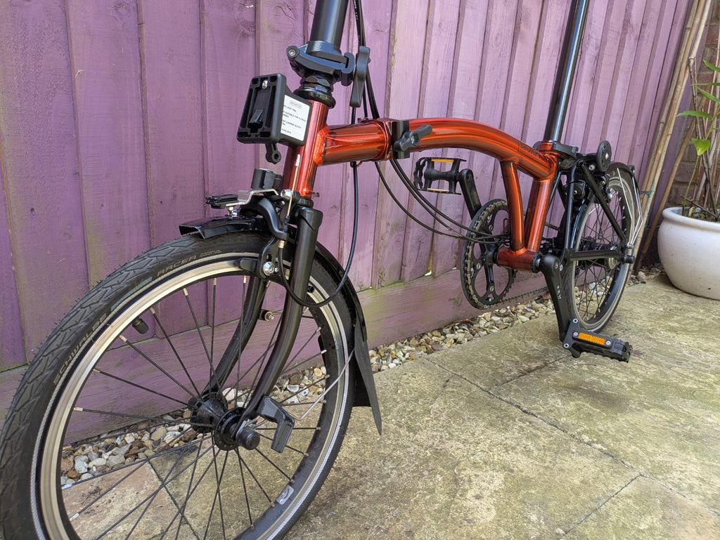Brompton C Line Explore 2023 Black Flame Lacquer High-Speed 6-Speed 11kg