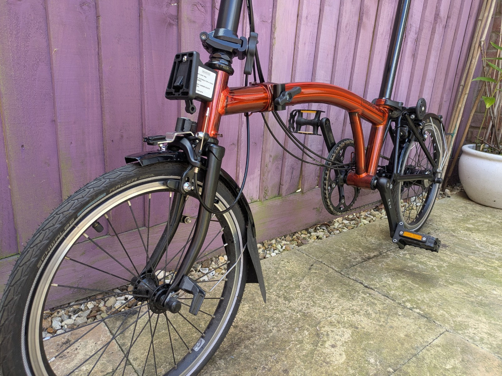 Brompton C Line Explore 2023 Black Flame Lacquer High-Speed 6-Speed 11kg