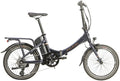 Raleigh Stow-E-Way Folding Compact 7 Speed 20" Wheel Alloy E--Bike - Dark Blue A