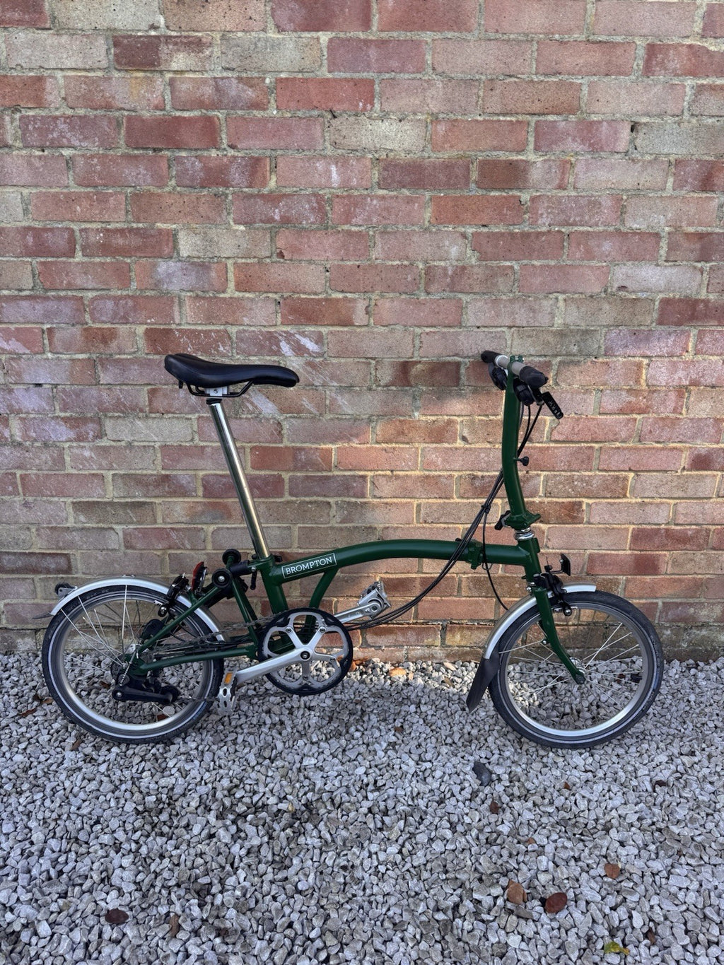 Brompton S6L 6-speed folding bike, 2018, racing green