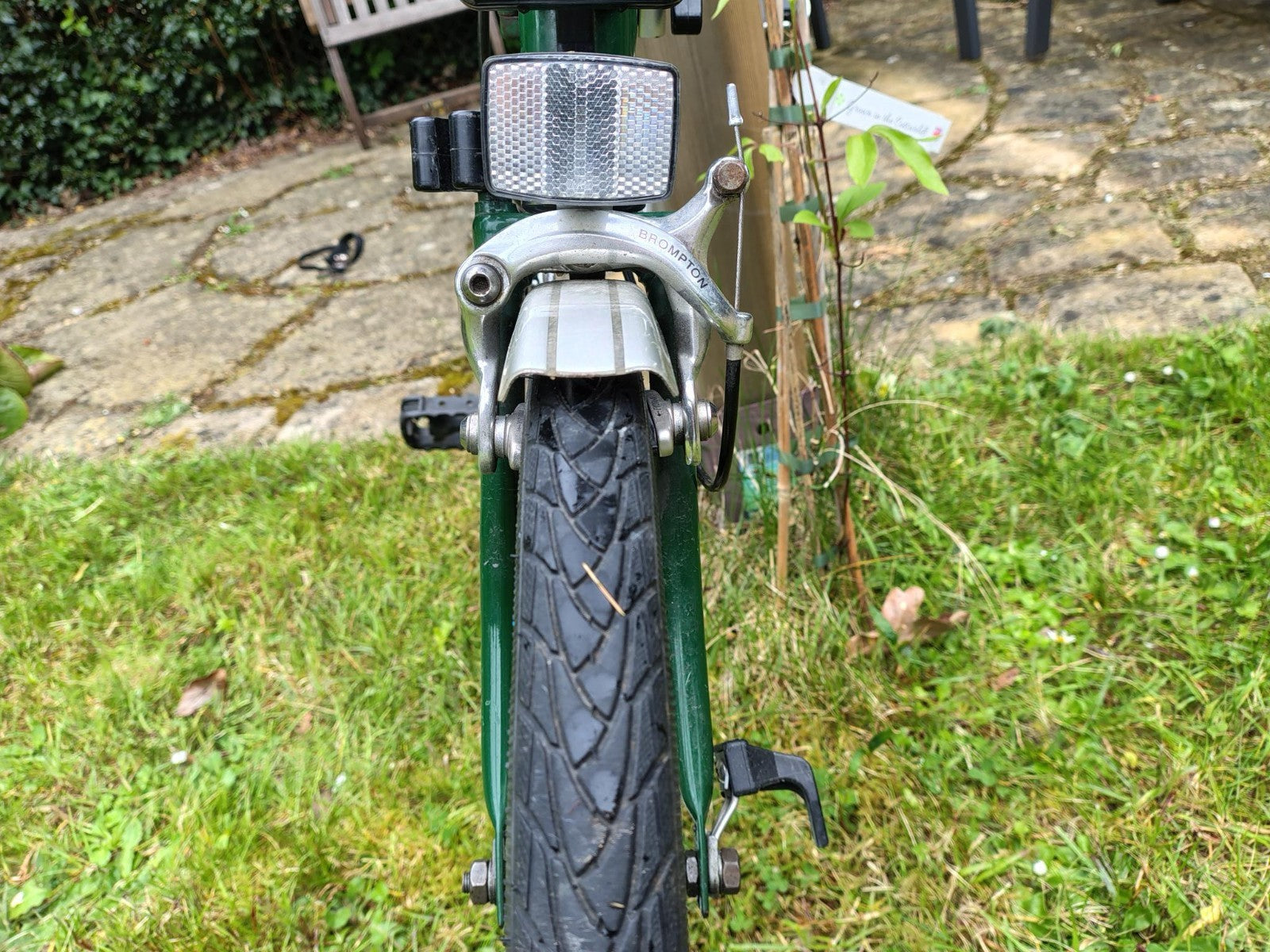 Brompton folding bike 3 speed - racing green - very good condition