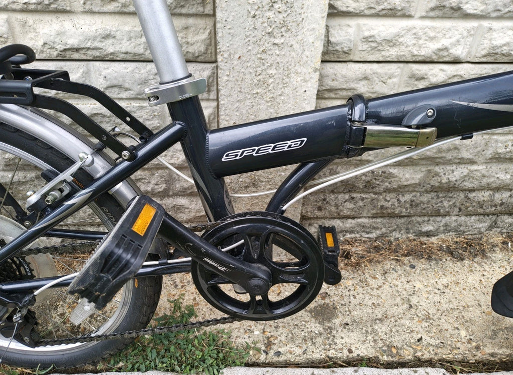 Used Dahon Speed Folding Adult Commuter Bike - 7 Gears Grey Finish