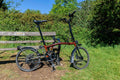 Kinetics Brompton. 20" wheels, cable disk brakes, belt drive, 11-speed Alfine