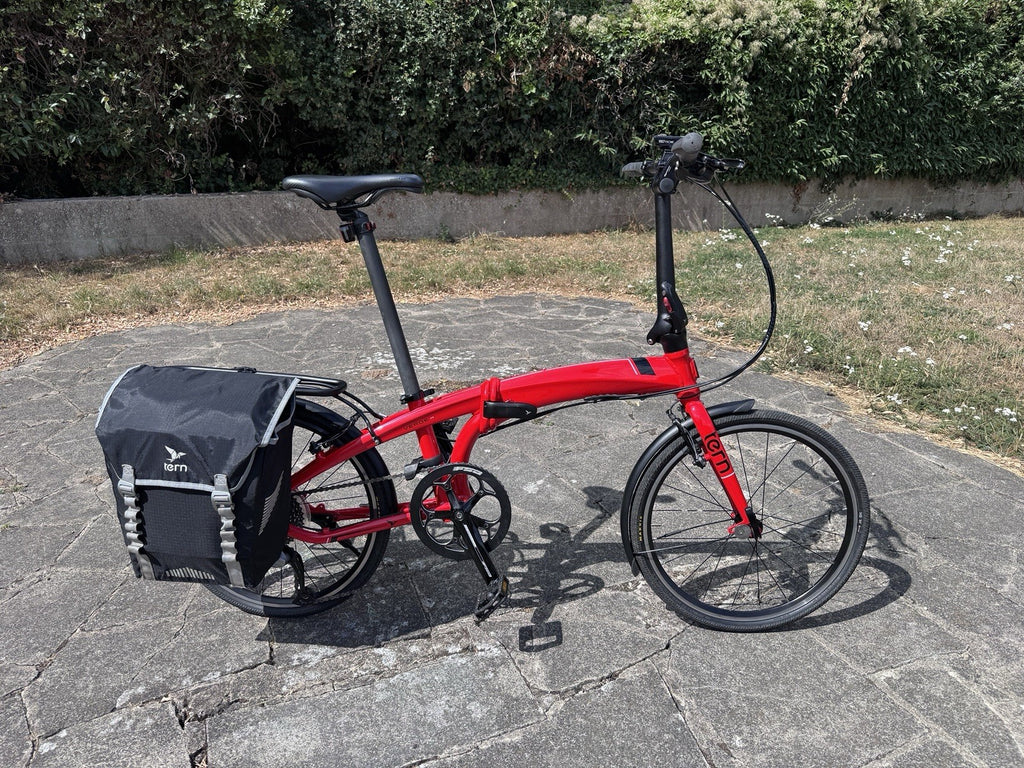 Tern Verge D9 Folding Bicycle Red - In Excellent Condition