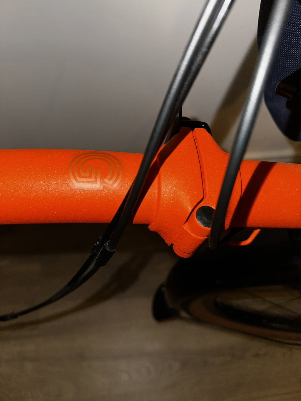 Brompton G-Line(roller frame), M, Orange, 8 speed - Be seen lights included