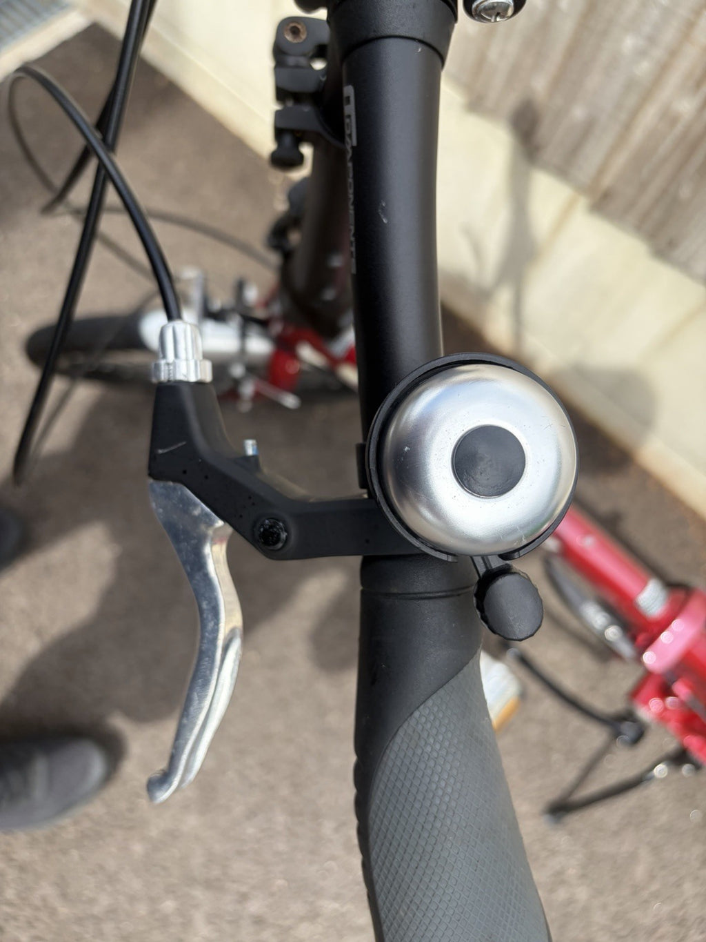 Carerra Intercity Folding Bike In Red.