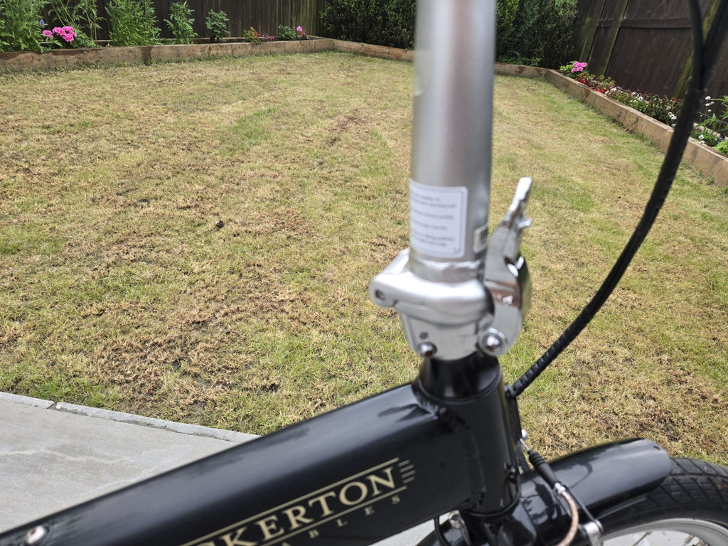 BICKERTON 1808 FOLDING BIKE  RAVEN BLACK TOPCLASSIC BRAND 💥 UNUSED RRP £950 💥