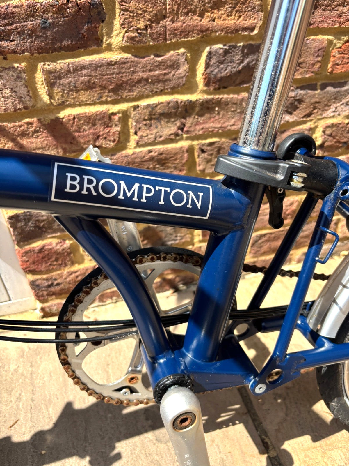 Brompton M6L Folding Bike - Blue - Good Condition