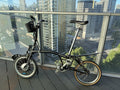 Brompton Aline 2016 single speed electric Bike with Swytch Battery System