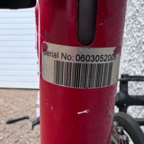 Brompton C Line M3L (3 Speed)  folding bicycle - Red