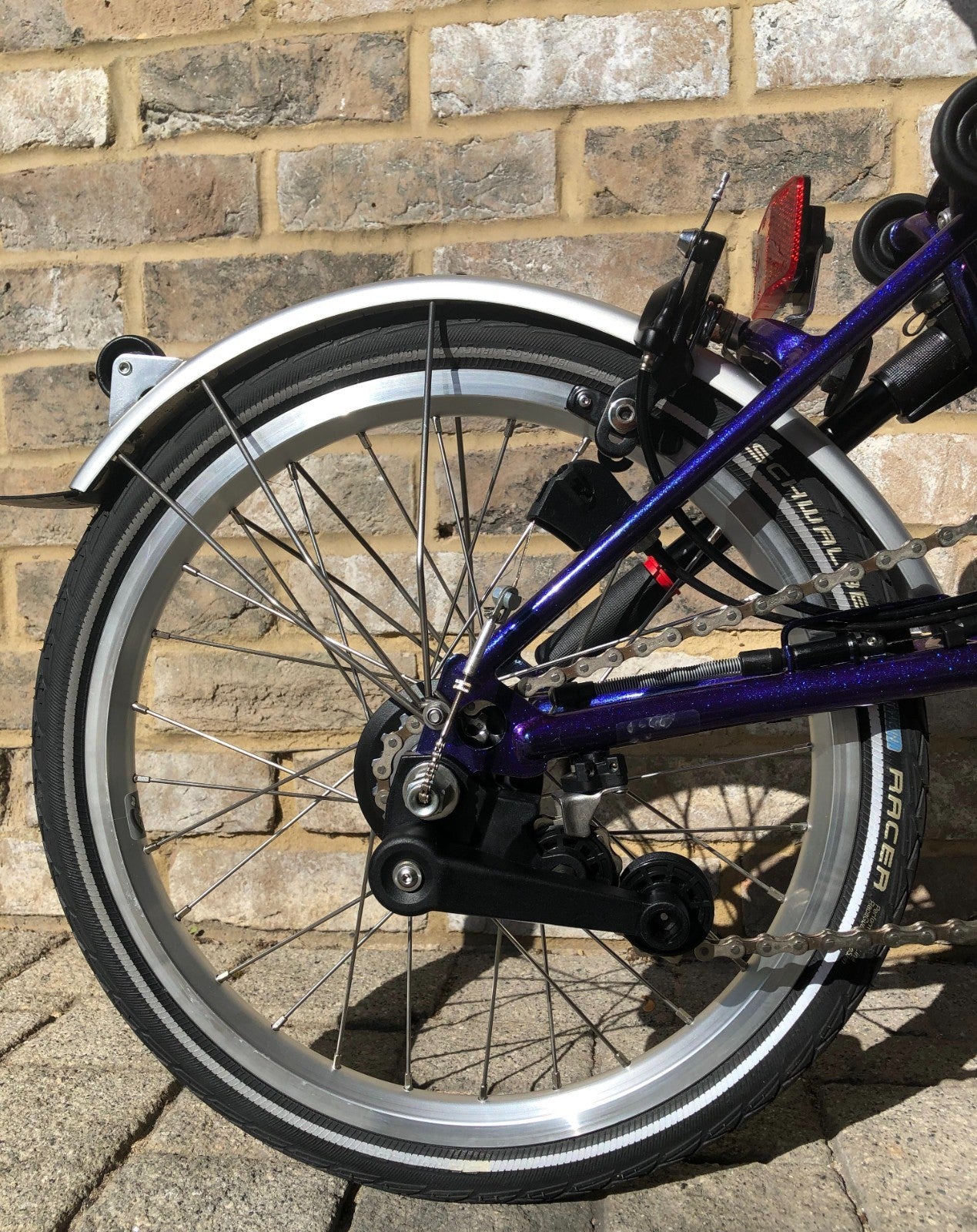Brompton Metallic Purple M6L - SUPER RARE - WORLDWIDE SHIPPING - A+ Condition