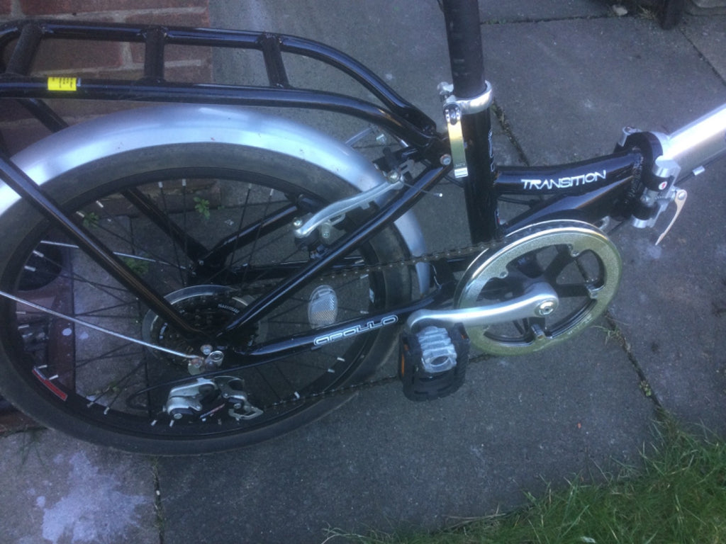 Apollo Transition Folding Bike.  20" Wheels.