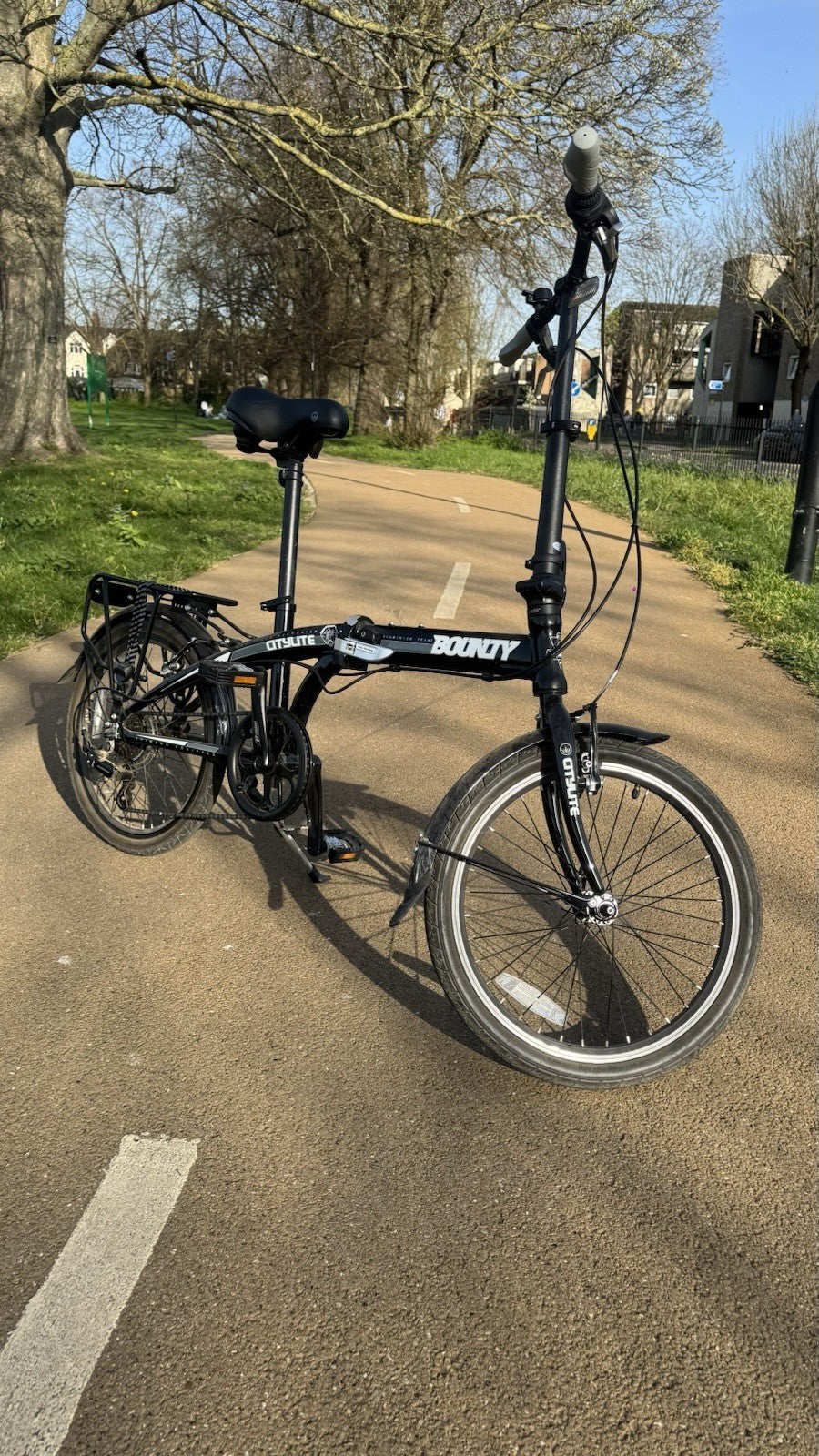City Foldable Bounty Bike 20 Wheels 6 Speed Shimano Gears Revo Shift