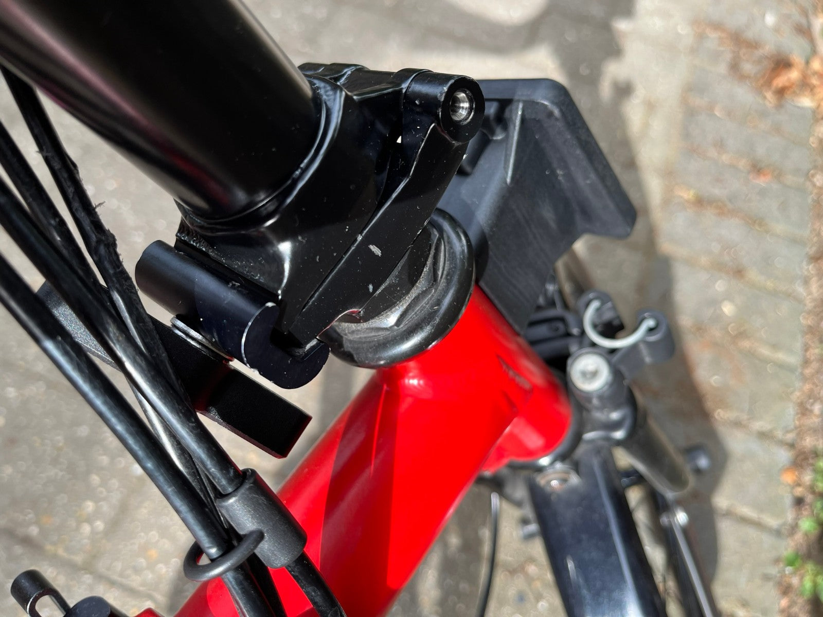 Brompton C-Line 6 speed Red Black S-type