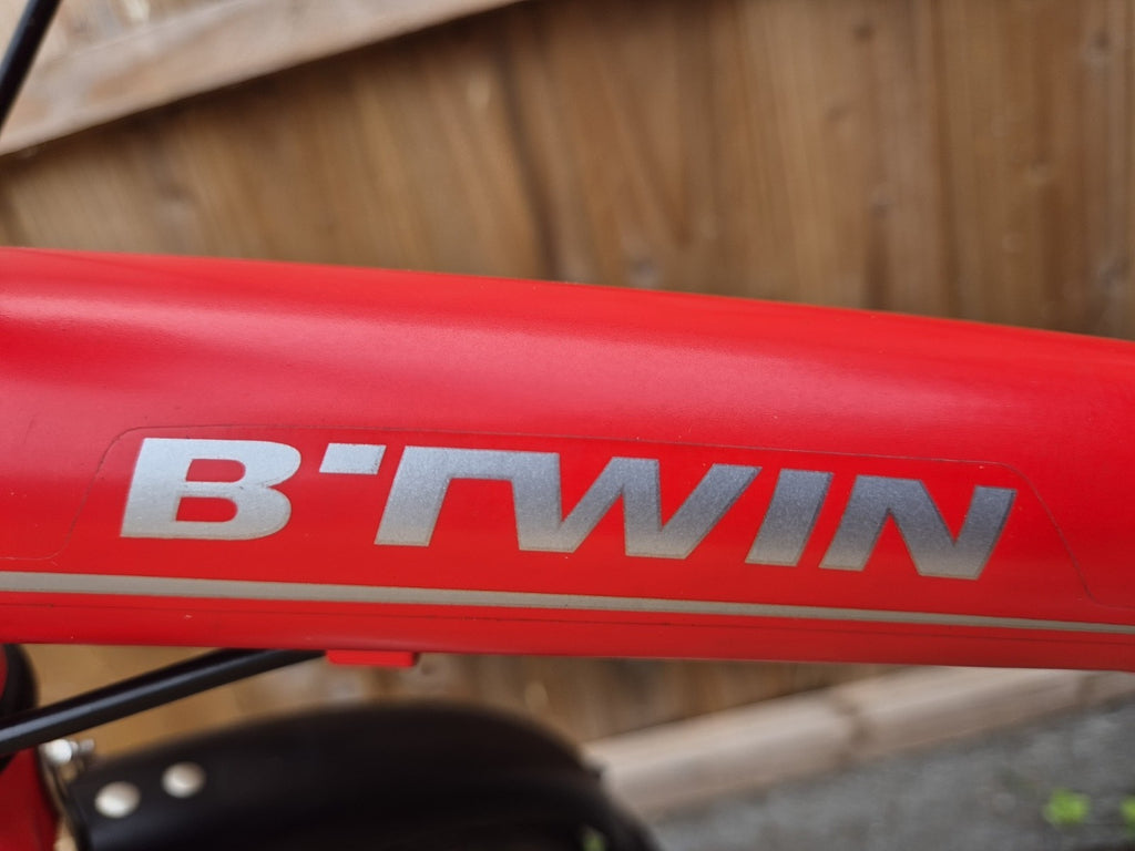 Decathlon BTWIN Tilt 120 Red Folding Commuter Bike