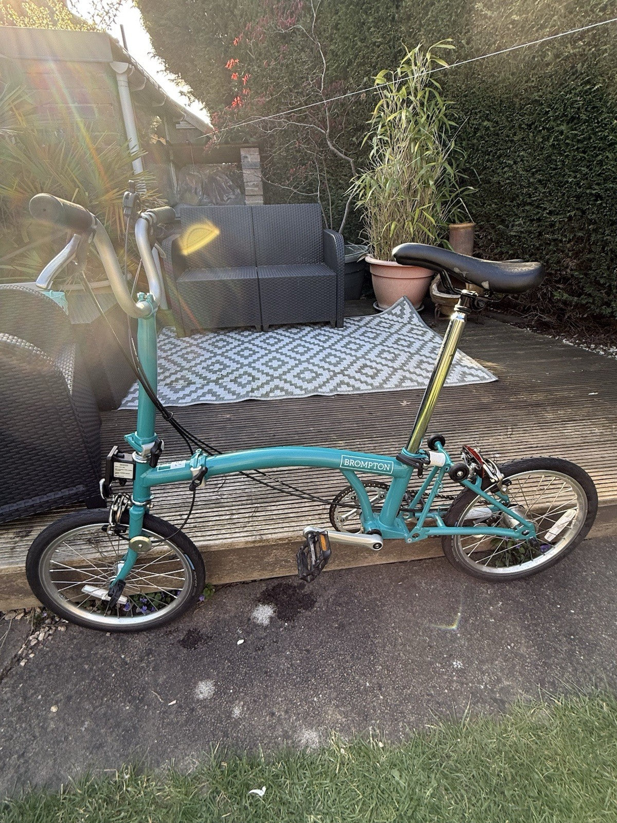 Brompton B75 Folding Bike, 3-Speed
