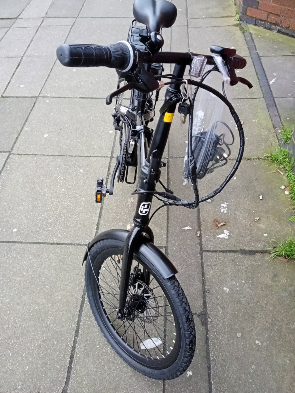 Eco Energy E Move District S Black Fold Down Electric City Bike Size Medium Used