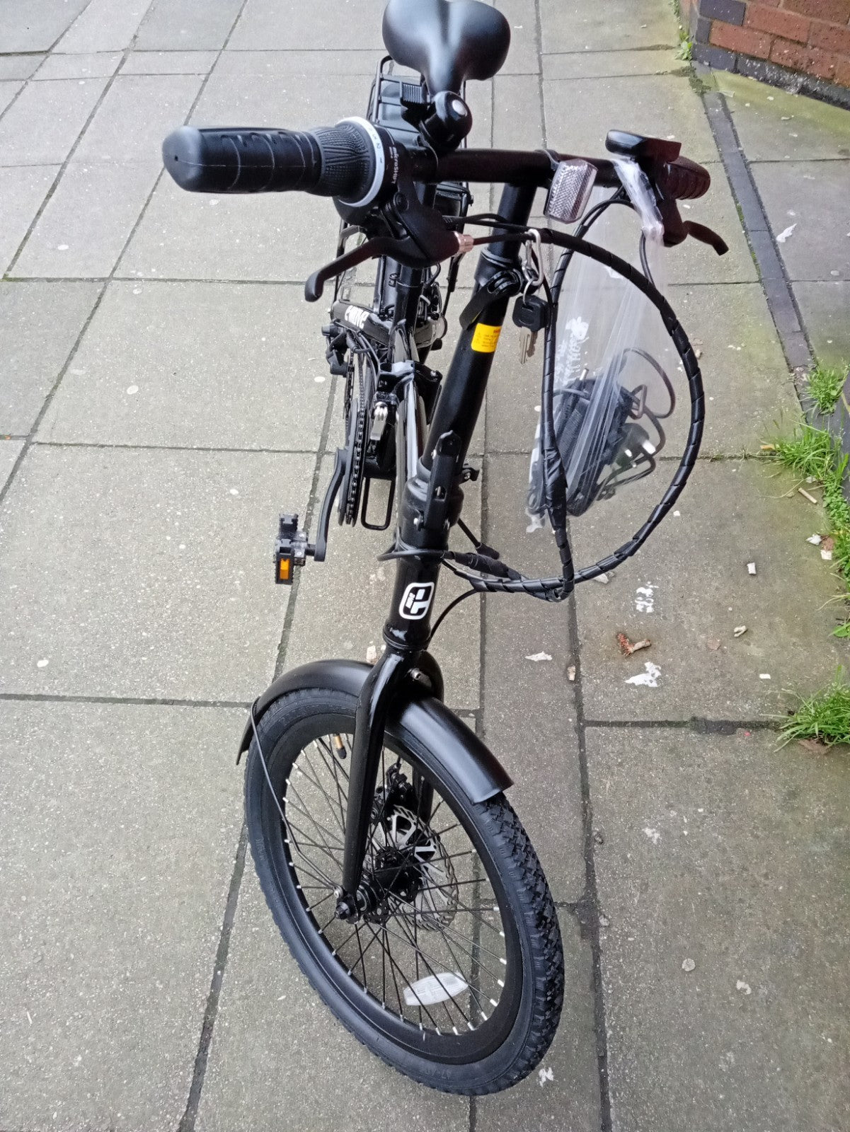 Eco Energy E Move District S Black Fold Down Electric City Bike Size Medium Used