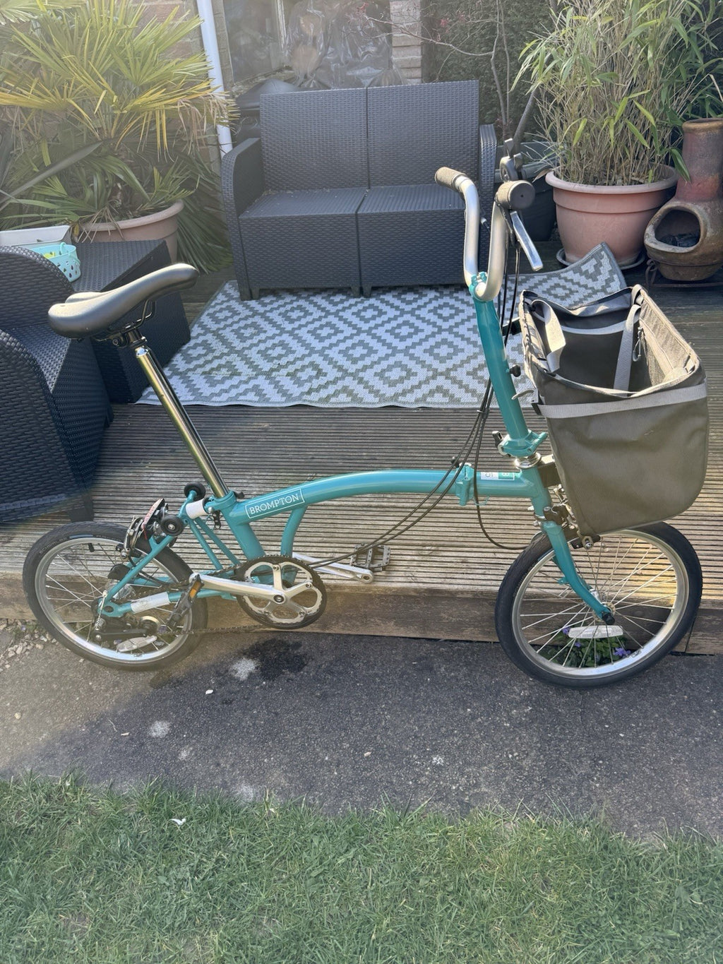 Brompton B75 Folding Bike, 3-Speed