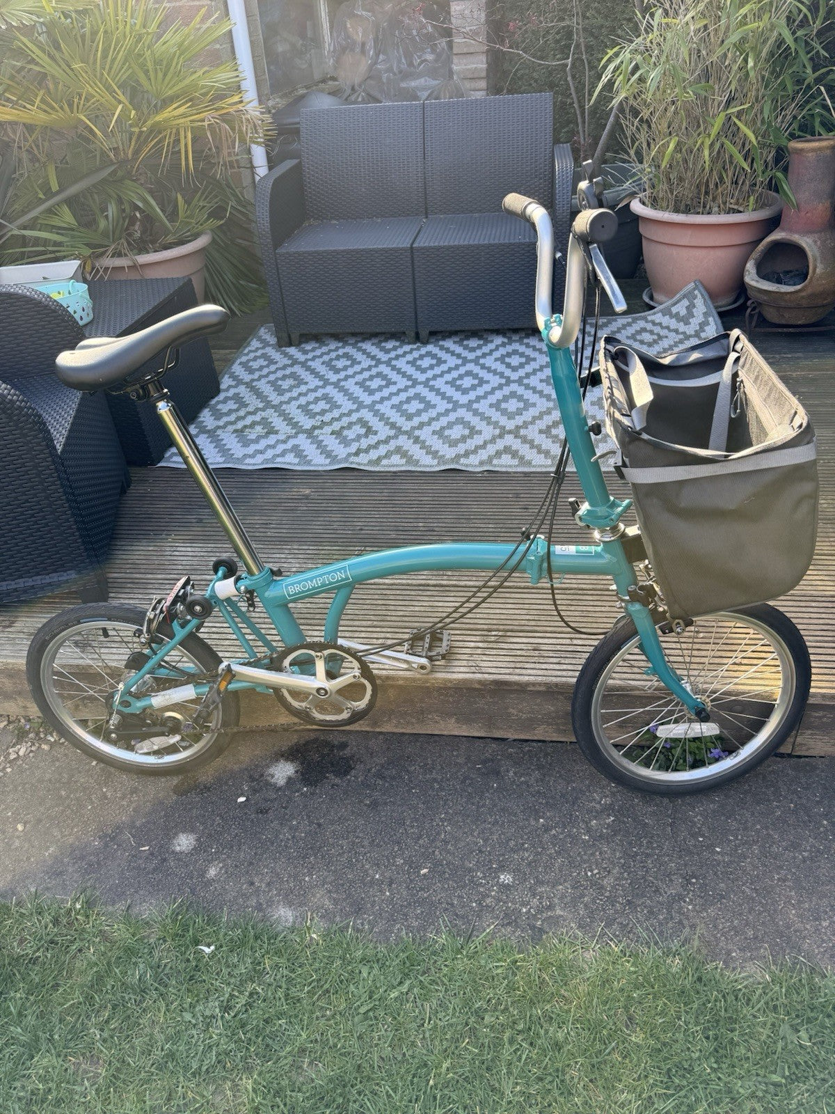 Brompton B75 Folding Bike, 3-Speed