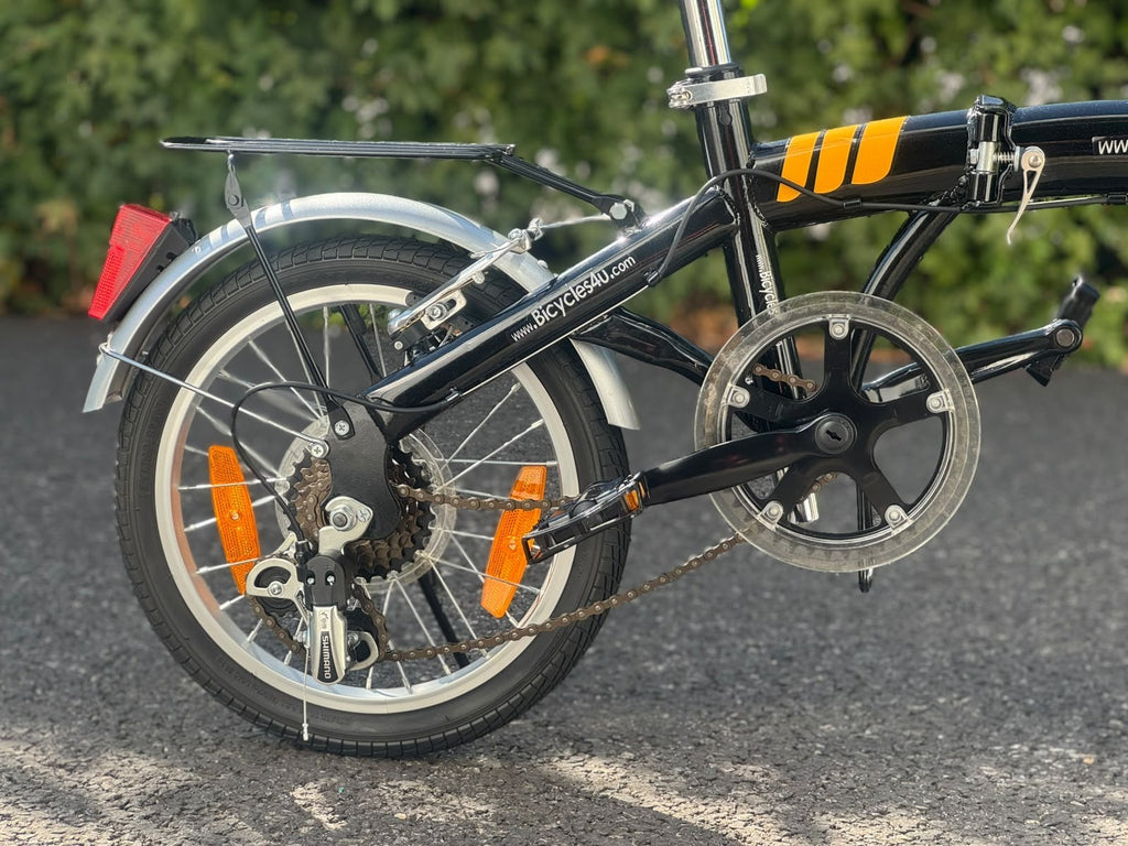 Unisex Folding Bike Black Good Condition