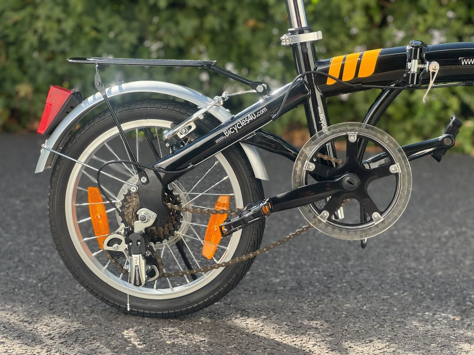 Unisex Folding Bike Black Good Condition