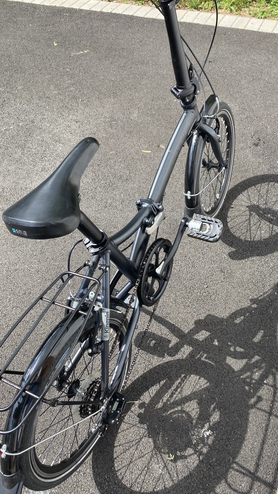 Unisex Dawes Kingpin 6061 Folding Bike Dark Grey