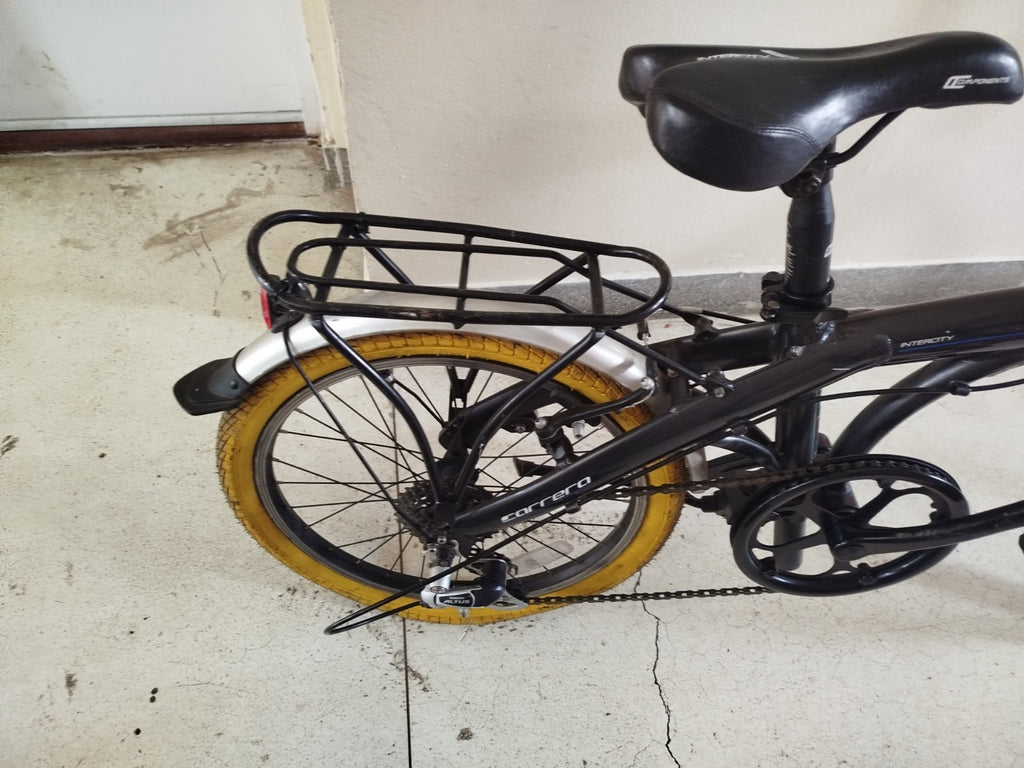 Carrera Intercity Folding Bike - 20" Wheels - 8 Speed Shimano - Black