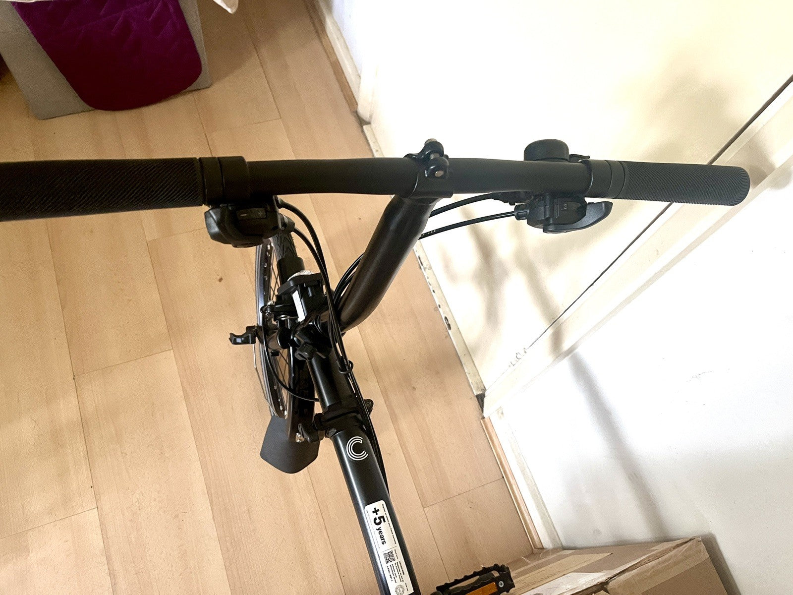 Brompton C Line Explore, 6-Speed, Black, Black Ed, Low Handlebar 2025