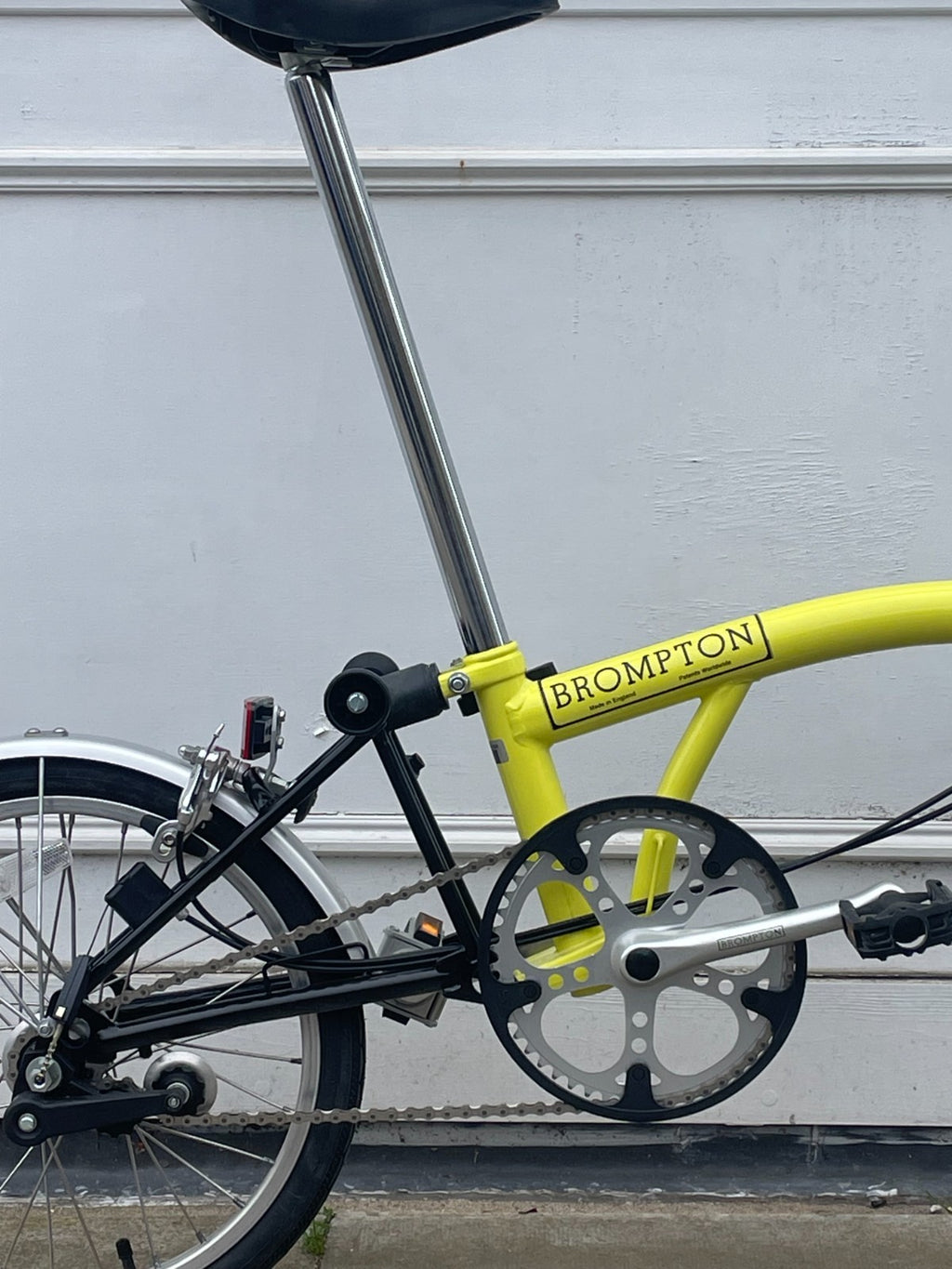 Brompton M3L  Folding Bike - 3-Speed - Yellow