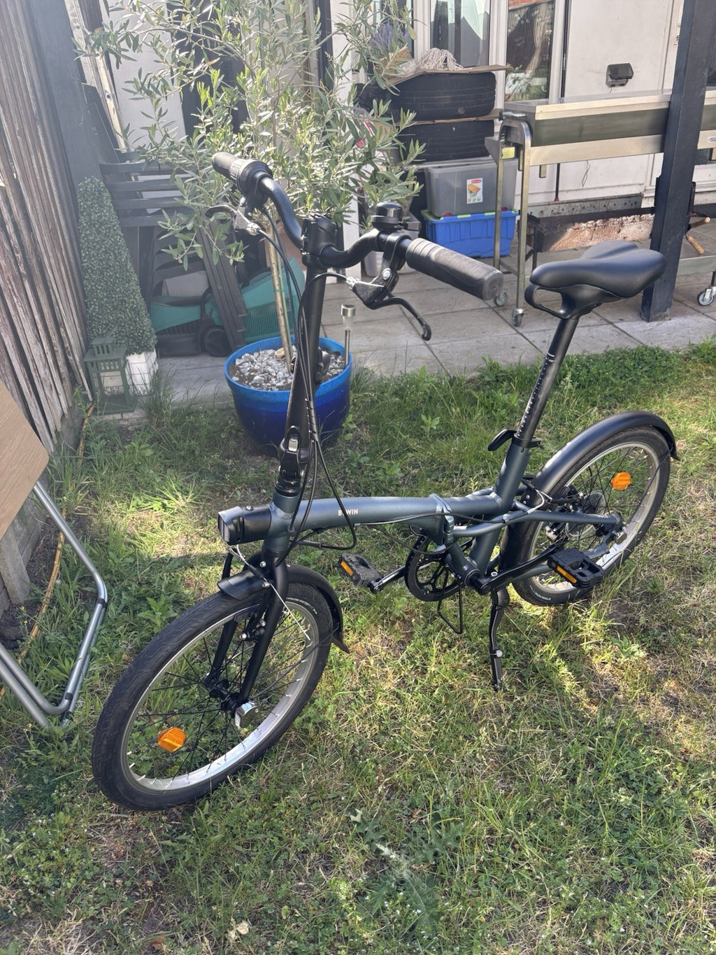 BTWIN Folding Bike Fold 500 Blue Excellent Condition