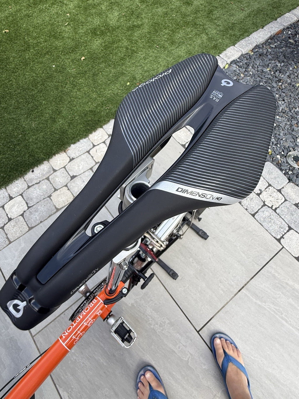 Brompton H6L Folding Bike Orange 16in Mudguards Reflectors Carry/Transport Bag