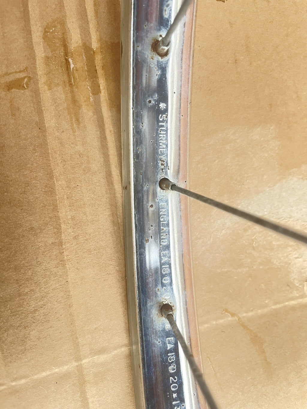 VINTAGE RETRO RALEIGH shopper rear WHEEL 20x 1 3/8th