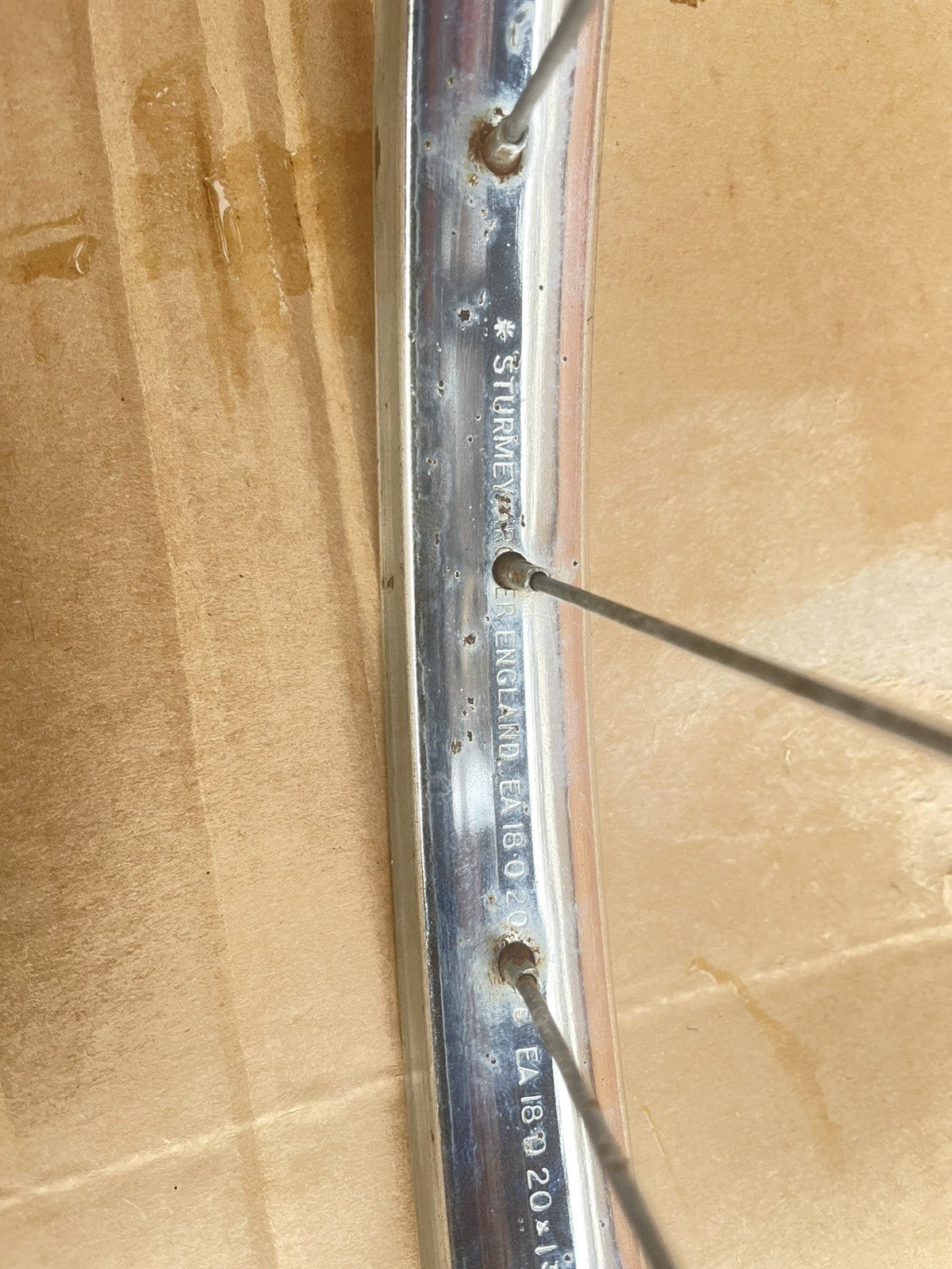 VINTAGE RETRO RALEIGH shopper rear WHEEL 20x 1 3/8th