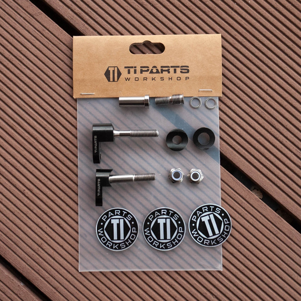 Brompton Bike Ti Parts Workshop Titanium eeBrake Adapter Regular Mount Black