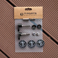 Brompton Bike Ti Parts Workshop Titanium eeBrake Adapter Regular Mount Black